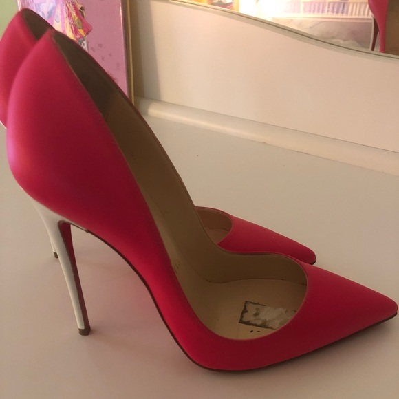 Hot pink worn once Christian louboutins - Picture 6 of 8